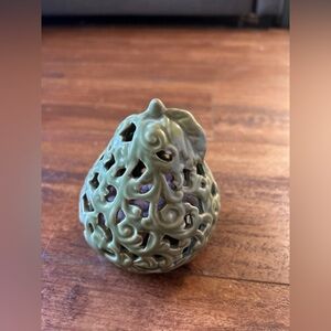 Green Ceramic Decorative Pear